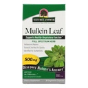 Resposta da natureza Mullein Leaf Cápsulas 90 - Alcohol Free, Vegetariano, Vegan, Gluten Free - Mullein capsuels para pulmões - Suporta função respiratória & saúde pulmonar