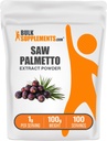 BulkSuplementos.com Serra Palmetto Extrair Pó - Serenoa Repens, Serra Palmetto Suplemento, Suplemento de ervas - Vegan & Gluten Grátis, 1g por serviço, 100g (3,5 oz) (Pacote de 1)