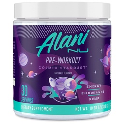 Alani Nu Pré-treino Pó Pó Cósmico Stardust □ Amino Energia Impulsionar □ Suplemento de Endurance □ Açúcar Grátis 200mg Cafeína □ L-Theanina, Beta-Alanine, Citrulina 30 Servings