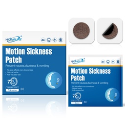 16ct Motion Sickness Patches – Sea Sickness Patches para Cruzeiro, Carro, Avião e Outras Viagens – Não-Drowsy, Eficaz, Dura 72 Horas