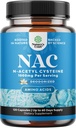 NAC Suplemento N-Acetil Cysteine 1000mg - Vegan Alta Absorção Não-Smelly NAC 1000mg Cápsulas Glutationa Precursor para fígado Cleanse Detox & Repair Plus Lung Health and Immunity Support (2 meses)