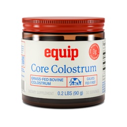 Equip Foods Core Bovine Colostrum Powder - 3.000mg Fed grama Colostrum Suplemento - Gut Saúde, Imunidade, Recuperação Lactoferrina Suplementos - Keto Friendly Bovine Colostrum, 30 Servings, Sem sabor