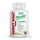 PHARMS Hornygoatweed para Homens e Mulheres (1.000 mg) - Energy & Stamina Cápsulas com Maca Root, Tribulus, Tongkat Ali, Saw Palmetto & Ginseng - Feminino & Masculino Performance Enhancing Supplement - 60 Cápsulas