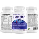 Suporte avançado do nervo ciático: Ácido Alfa Lipóico - 18 em 1 Suplementos Ciáticos - Complexo Vitamina B - Made in USA (120 Count (Pack of 1))