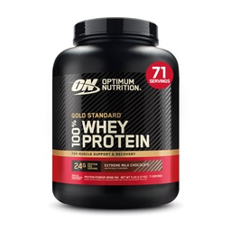 Otimum Nutrition Gold Standard 100% Whey Protein Powder, Chocolate Extremo Leite, 5 Libras (Packaging May Vary)