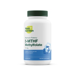 L Metilfolato 15mg - Potência Máxima - Vitamina Ativa B9 Biodisponibilidade Superior - Folato de metilo 5-MTHF para Mood, Cognição, Imunidade, Cardiovascular, Neurológica, Saúde Reprodutiva - 60 Cápsulas