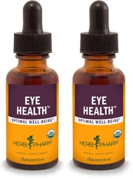 Herb Pharm Eye Health Fórmula de ervas líquidas com extratos de mirtilo e Goji - 1 onça (Pacote de 2)