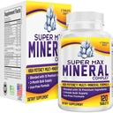 Suplemento multimineral de 2 meses (livre de ferro) Multiminerais naturais □ Suplementos minerais múltiplos de alta potência (15-em-1) Misturado de minerais Fórmula □ Complexo mineral