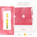 DIAGNOX SAÚDE Mulheres Kit de teste de pH vaginal □ Esfregaduras estéreis Início Teste de Infecção de Levedura & BV Faixas de teste □ Rápido, preciso, Grau Clínico pH Equilíbrio Home Test □ FSA/HSA Elegível (Pacote de 10)