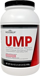 Beverly International UMP Protein Powder, Morango. Rácio Whey-Casein Única constrói músculo magro. Fácil de Digest. Sem Bloat. (32,8 oz) 2lb .8 oz