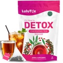 LULUTOX Detox Tea - mistura de ervas com dente-de-leão, Ginseng, e Ginger - Suporta um peso saudável, Saúde Digestiva - Vegan, Tudo Natural, Laxative-Flavor - Peach (28 Servings)