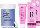 Rael Bundle - Suplementos Probióticos para Mulheres, Enzimas Digestivas, Saúde do Trato Urinário (Fornecimento de 30 dias) e calmante Vulva Gel - pH Balance Feminine Wash (1,7 Fl Oz, Pack of 2)