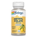 Folato de metilo de SOLARAY 800 mcg - 470 mcg Ácido Fólico - 5-MTHF Vitaminas pré-natais - Sabor natural de limão - Adoçantes naturais - Lab Verificado - 60 dias de garantia - 60 Servings, 60 Lozenges