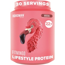 BIRDMAN Fitmingo Vegan Protein Powder com Inositol, Impulsionadores de colágeno, Ácido hialurônico e vitaminas □ Baixo carboidrato, Dairy Free, Baixa caloria