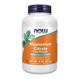 AGORA Alimentos Suplementos, Citrato de Magnésio Pure Powder, Função de Enzima*, Suporte do Sistema Nervoso*, 8-Ounce