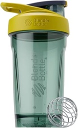 BlenderBottle Strada Shaker Cup perfeito para batidos de proteína e pré-treino, 24-ounce, amarelo