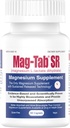 Entrega de Lactato de Magnésio de Libertação Estendada para 10x Melhor Absorção-Mag-Tab SR (Release Mantida) 60 Contagem-Suporta Sono, Cães Músculos, Problema de Saúde de Deficiência de Magnésio (60)