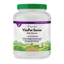 NaturVet –VitaPet Vitaminas Diárias Seniores para Cães Seniores – Mais Glucosamina – Espectro Completo de Vitaminas e Minerais – Melhorado com Glucosamina para Suporte Conjunto Adicionado – 365 Comprimidos de Lançamento de Tempo