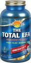 Vida da natureza A potência máxima total EFA Puro óleo de peixe w / frio Pressionado Flaxseed & Borage Oils □ 1200 mg □ Pele, cabelo, coração, memória