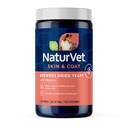 NaturVet Brewers Fórmula de Levedura Secada com Alho Flavoring Plus Vitaminas para cães e gatos, Pó, Made in the USA with Globally Source Ingredients 1 libras