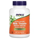 NOW Foods Supplements, Silymarin Milk Thistle Extract 300 mg com alcachofra e dente-de-leão, dupla força, suporta a função do fígado*, 200 cápsulas de Veg