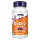 Now Supplements, CoQ10 30 mg, Pharmaceutical Grade, All-Trans Form produzido pela Fermentação, 60 Veg Cápsulas