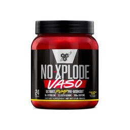 BSN N.O.-XPLODE Vaso pré-treino em pó com 8g de L-Citrulina e 3,2g Beta-Alanina e Energia, sabor: Bomba de abacaxi, 24 Servões