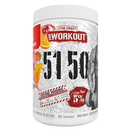 5% Nutrition Rich Piana 5150 Alto Stim Pré-Trabalhador em Pó (Extrema Energia, Foco, Bombas e Endurance) 400 mg Cafeína, Citrulina, Beta Alanine, N-Acetil L-Tirosina (Fruit Punch)