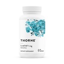 THORNE - 5-MTHF - Suplemento de Metilfolato (Folato Ativo B9) - Suporta Saúde Cardiovascular, Desenvolvimento Fetal, Saúde Nervo, Metilação e Níveis de Homocisteína* - 60 Servos - 5-MTHF 1mg