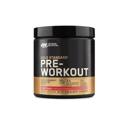 NUTRIÇÃO OPTMUM padrão de ouro pré-treino com Creatina, Beta-Alanina e Cafeína para Energia, sabor: Fruit Punch, 30 Servings
