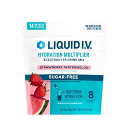 Líquido I.V.® Multiplicador de hidratação sem açúcar - Melancia de morangos