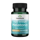 Swanson Triplo Força Melatonina - Suporte natural do sono para ciclos de sono interrompido - (60 cápsulas, 10mg cada)
