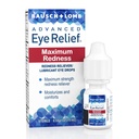 Bausch + Lomb Advanced Eye Alief, Maxum Redness Reliever e Lubricante Eye Dry Eye Dry Olhos, Hidrata & Comforts, 0.5 Fl Oz (Pacote de 6)