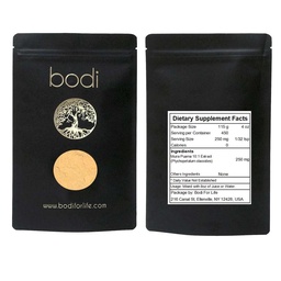 bodi : Muira Puama Powder 4 onças a 5 lb 100% Pure Natural Hand Crafted (4 onças)