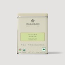 Makaibari Tea Treasures- Darjeeling Silver Green Tin Caddy 100 Gram