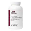 Vantagem Bariátrica Citrato de cálcio não mastigável 600 mg Cálcio - para Cirurgia Bariátrica Pacientes - Vitamina D3 - Suplementos Minerais - 180 Comprimidos