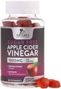 Apple Cider Vinagre Gummies para perda de peso, Zero açúcar - Apple Cider Vinagre Pó 1000mg por serviço - Vegan Apple Cider Vinagre Gummy para Detox & Cleanse - Açúcar livre ACV Suplemento - 60 chicletes