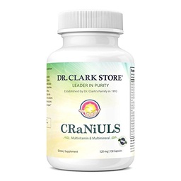 Dr Clark Store CraNiULS (Multi Vitamina & Mineral), 520 mg 150 Cápsulas Gelatina