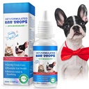 Cat & Cão Tratamento de Infecção Orelha Drops, Gato & Cão Limpador de Orelhas para Itchy alívio do ouvido, com 1% de hidrocortisona para infecções do ouvido do cão, alívio Itchy Orelhas - 2.02 Fl.Oz