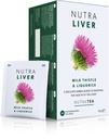 NUTRALIVER - Detox e chá de limpeza do fígado - Cardo de leite, alcaçuz e funcho - 40 sacos de chá envelopado - Chá de ervas - 2 embalagens