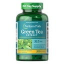 Puritan's Pride Green Tea Standardized Extract 315mg, Dietary Herbal Supplement for Antioxidant Health Support, EGCG, 3 Month Supply, 200 Cápsulas de liberação rápida