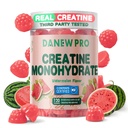 Creatina Gummies mono-hidratada 5000mg para homens e mulheres, Creatina mono-hidratada para força muscular, Muscle Builder, Energy Boost, Suplemento pré-trabalho(120 contagem)-Flavor de melancia