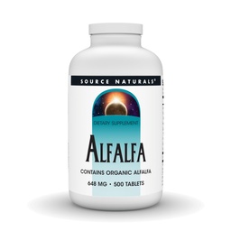 Fonte Natural Alfalfa 10 Grãos Suplemento dietético - 500 Comprimidos
