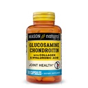 MASÃO NATURAL Glucosamina Condroitina com Colágeno e Ácido Hialurónico, Cápsulas de Fornecimento de 45 dias para Articulação Normal, Mobilidade, Flexibilidade e Apoio ao Envelhecimento, 90 Cápsulas