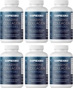 Pílulas de Colágeno Marinho CORREXIKO - 1800mg Pílulas de Colágeno Hidrolisado por Servindo com Ácido Hialurônico Adicionado, Vitamina C & Minerals - para Cabelo, Pele & Unhas - 720 Cápsulas 6 Mês de Fornecimento