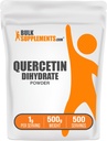 BulkSuplementos.com Quercetin Di-hidratado Pó - Quercetin Suplementos, Antioxidantes Fonte - Vegan & Gluten Free, 1g por serviço, 500g (1.1 lbs) (Pacote de 1)