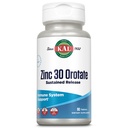 KAL Zinc Orotate 30mg, Libertação Mantida, Comprimidos de zinco quelatados, Suplemento de suporte imunológico, Síntese de proteínas, Metabolismo, Suporte Energético, Vegan, Gluten Free, Garantia de 60 dias, 90 Servings, 90 Tablets