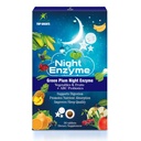 Enzima noturna, Enzimas Digestivas Multi Digestivas Diárias, Frutas de Ameixa Verde e Vegetais com Probióticos, Bloating Alívio, Melhor Qualidade do Sono, para Homens e Mulheres, Promover Saúde Digestiva- 90 Comprimidos