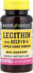 LECITINA NATURAL MASON com KELP, B 6 Plus Cider Vinagre